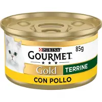 Purina Terrine De Poulet Gourmet Pour Chat 24x85g Or