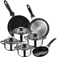 San Ignacio Sip 16/20/24 Pk822 Cookware Set With Set Pans 8 Pieces Argenté