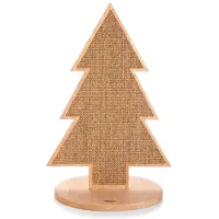 Designed By Lotte Christmas Tree Cats Scratcher Doré 35 x 35 x 62 cm