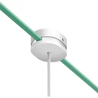 Creative Cables Rosace De Plafond Du Système De Fichier Ovale