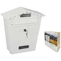 EDM Classic 295x105x355 Mm Mailbox Blanc