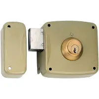 Lince 5124a Overlapping Lock Left 120 Mm Doré