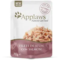 Applaws Cat Pouch - Filet de thon et saumon en gelée - 16x70 g