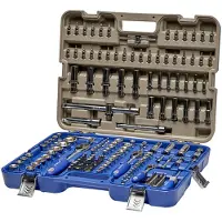 Irimo Têtes (4-32 mm courtes et 4-22 mm longues), jeu d'accessoires et douilles 1/4", 3/8" et 1/2" (1/2", 1/4", 3/8")