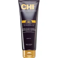 CHI Brilliance Strengthening Treatment masque fortifiant pour cheveux faibles et abîmés et anti-pointes fourchues à l'huile d'olive 237 ml