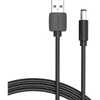 Vention Ceybf Câble électrique Noir 1 M Usb A Dc 5.5mm