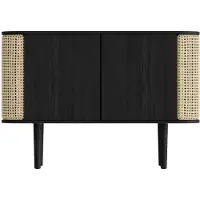 UMAGE Treasures Armoire à 2 Portes Black Oak | Venetian Crane