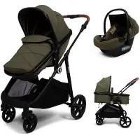 Zesso Baninni Poussette 3 en 1 avec siège-auto Nelia Vert