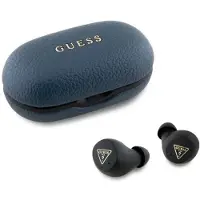 GUESS Bluetooth Headphones Gutwspgtspsb Tws + Docking Station Blue/Blue Grained Classic Logo