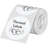 Nelko étiquette thermique pour imprimante d'étiquettes PM220 (blanc, 50*50 mm)