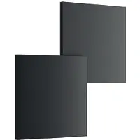 Lodes Puzzle Applique / Plafonnier Double Square | 2700K | Matt Black