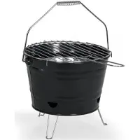 Livoo Barbecue à charbon 27cm noir - - DOC327N -