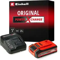 Einhell Kit de démarrage Power X-Change – Batterie 18 V 4 Ah PLUS + chargeur rapide 3 A