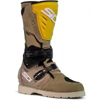 Sidi Adventure 2, bottes Gore-Tex ,Marron Clair/Noir/Jaune ,48 EU