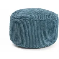 DS Produkte LUMALAND Pouf Cord - Bleu marine