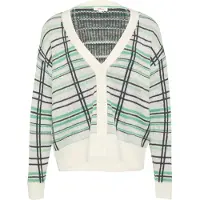 s.Oliver Cardigan vert / noir / blanc
