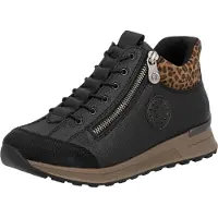 Rieker Damen Stiefelette Schwarz – Extra Weit