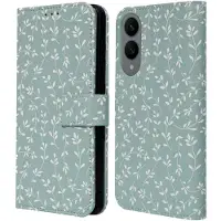 IMoshion Étui de télephone portefeuille Design Samsung Galaxy S25 Edge - Smoke Green Flowers