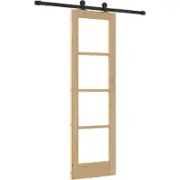 vidaXL Porte coulissante ORKDAL Nature 61 x 198,5 cm
