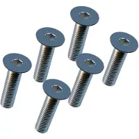 Leatt Titanium Gravity Power Meter Screws 6 Pieces Argenté