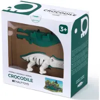 Halftoys Ensemble De Diorama De Crocodile