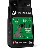 Paka Zwierzaka Nourriture Pour Chiens Puppy Rabbit Aux Herbes Sauvages S 9kg