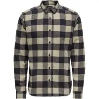 Only & Sons Chemise 'ONSGudmund' ivoire / bleu marine