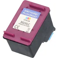 PrintAbout Cartouche compatible pour HP 302 (F6U65AE) - 3-couleurs
