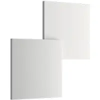 Lodes Puzzle Applique / Plafonnier Double Square | 2700K | Matt White
