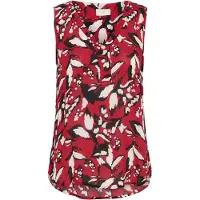 Kaffe Chemisier 'KAAmber' rouge / noir / blanc