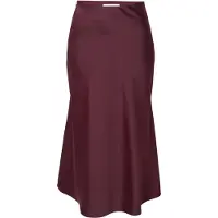 Selected Satin Jupe Mi-longue Femme Violet 36