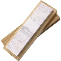 Lansky Soft Arkansas 8x2 LBS8SW pierre à aiguiser naturelle avec boîte de rangement en bois, 20 cm