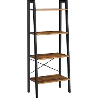 Vasagle Support de rangement Sutton | 56 x 34 x 137 cm | Noir