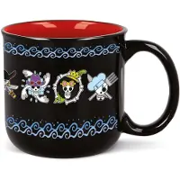 Stor One Piece Mugs Jolly Roger 355 ml (carton de 6), Tasse, Multicolore, Noir