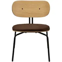 UMAGE Curious Chaise de Salon Teddy Brown | Black