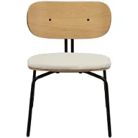 UMAGE Curious Chaise de Salon Teddy White | Black