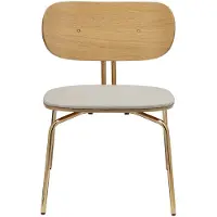 UMAGE Curious Chaise de Salon White Sands | Brass