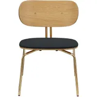 UMAGE Curious Chaise de Salon Shadow | Brass