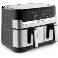 Tefal Friteuse à air chaud Jamie Oliver de avec double chambre et 8 programmes