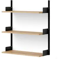 New Works Etagère murale Oak | Black | 900