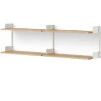 New Works Chamber Étagère murale Oak | White