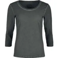 RED by EMP T-shirt manches longues de - Basique - Haut Manches 3/4 - S - XXL - pour Femme - gris - Taille XXL