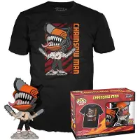 Funko POP! Pop! Chainsaw Man - Leaping Figurine z Serii POP & Tee, Winylowa Figurki