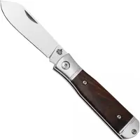 QSP Knife Jumping Jack QS167-D Satin 14C28N, Desert Ironwood, couteau de poche