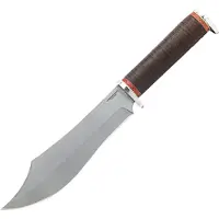 Condor Gray Pioneer Bowie Knife CTK3975-70HC, 1075, Leather, couteau de survie