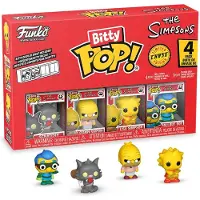 Funko POP! Pop! Bitty POP - Figurki Scratchy z The Simpsons, Zestaw 4 sztuk