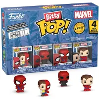 Funko POP! Pop! Bitty POP Spider-Man Parker Split - Winylowa Figurki 4-sztukowa Seria