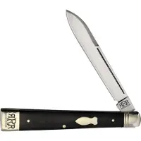 Rough Ryder Reserve Reserve Fat Bottom Doctors Knife RRR050, D2, Black Bone, couteau de poche slipjoint