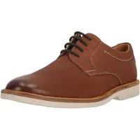 Clarks Shoes Chaussures à lacets Atticus LTLace, cuir lisse, marron, hommes