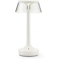 Flos Lampe de Table , Bon jour unplugged, dimmable, Blanc, Couloir, Plastique, Design